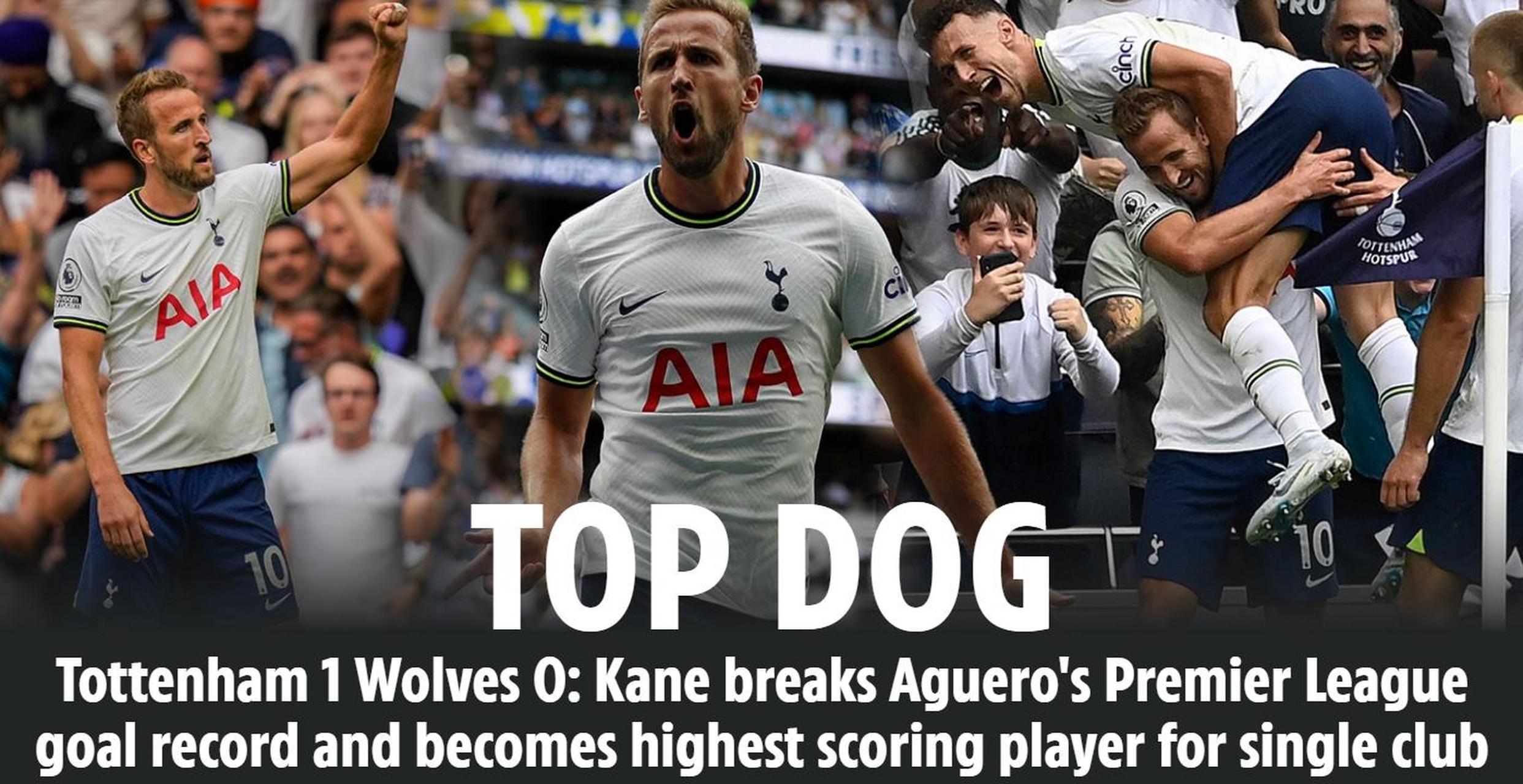 热刺逆境中崛起！凯恩晃开狼队守卫，创造进球机会的简单介绍